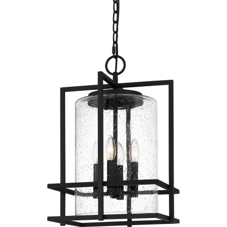 Quoizel 4 Light 14" Wide Pillar Candle Multi Light Pendant Earth Black