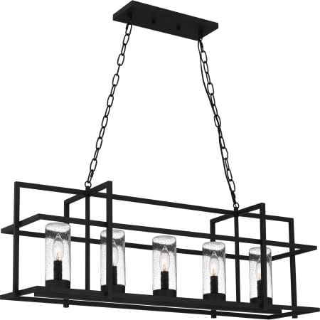 Quoizel 5 Light 37" Wide Pillar Candle Style Chandelier Earth Black