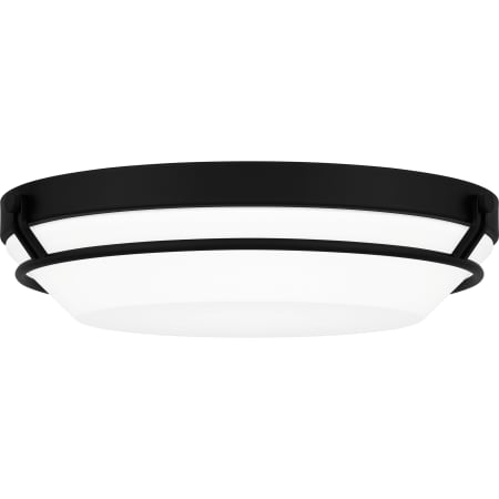 Quoizel Dunbar 16" Wide LED Flush Mount Ceiling Fixture Matte Black