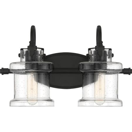 Quoizel Danbury 2 Light 16" Wide Bathroom Vanity Light Earth Black