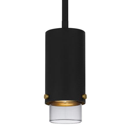 Quoizel Elio 4" Wide Mini Pendant Matte Black