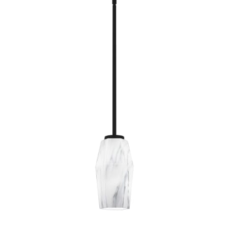 Quoizel Fogel 5" Wide Mini Pendant Matte Black