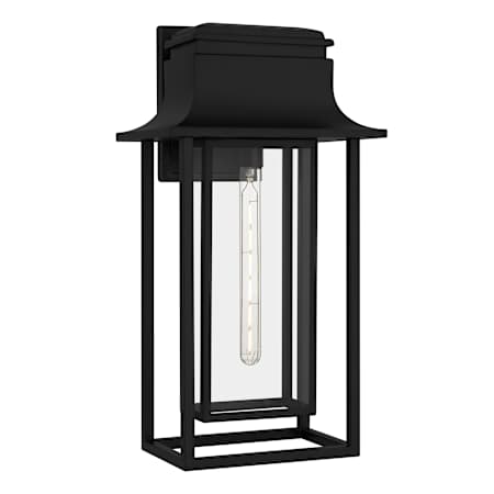 Quoizel Garner 24" Tall Outdoor Wall Sconce Matte Black
