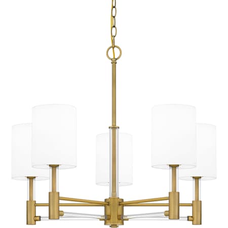 Quoizel Gretchen 5 Light 26" Wide Chandelier Aged Brass