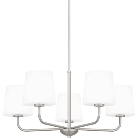 Quoizel Gallagher 5 Light 28" Wide Chandelier Brushed Nickel