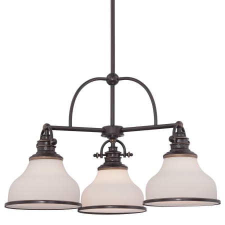 Quoizel Grant 3 Light 24" Wide Chandelier Palladian Bronze
