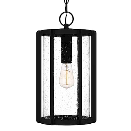 Quoizel Hazel 9" Wide Mini Pendant Earth Black