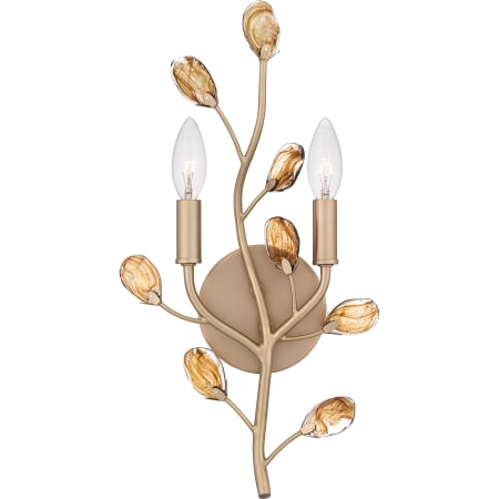 Quoizel Heiress 2 Light 18" Tall Wall Sconce Bronze Gold