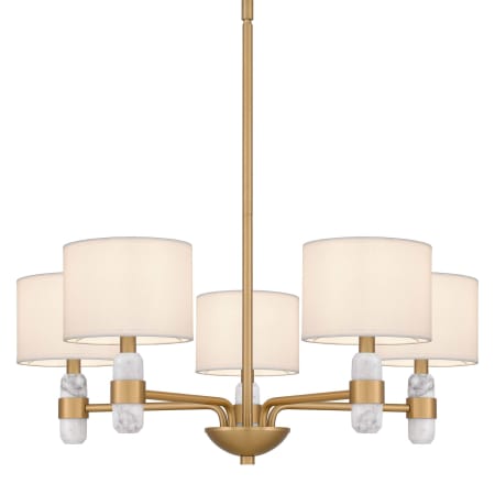 Quoizel Kimberly 5 Light 30" Wide Chandelier Brushed Weathered Brass