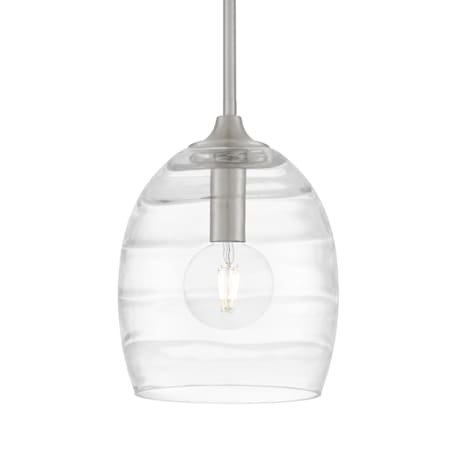 Quoizel Lucy 10" Wide Mini Pendant Brushed Nickel