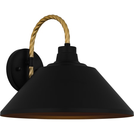 Quoizel Longshore 12" Tall Outdoor Wall Sconce Matte Black