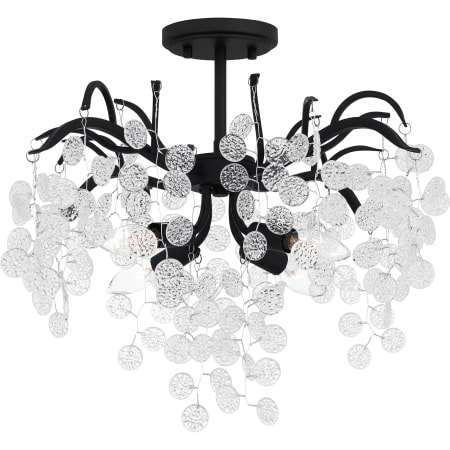 Quoizel Maple 4 Light 22" Wide Semi-Flush Ceiling Fixture Earth Black