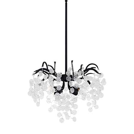 Quoizel Maple 4 Light 22" Wide Pendant Earth Black