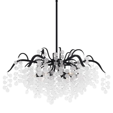 Quoizel Maple 6 Light 29" Wide Abstract Chandelier Earth Black