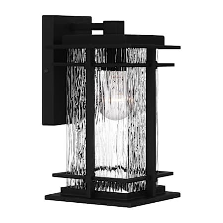 Quoizel McAlister 12" Tall Outdoor Wall Sconce Earth Black