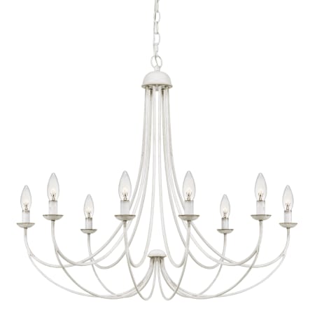 Quoizel Mirren 8 Light 32" Wide Taper Candle Chandelier Antique White