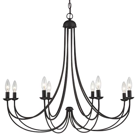Quoizel Mirren 8 Light 32" Wide Taper Candle Chandelier Imperial Bronze