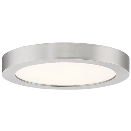 Quoizel Outskirts 8" Wide LED Flush Mount Ceiling Fixture Brushed Nickel
