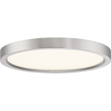 Quoizel Outskirts 11" Wide LED Flush Mount Ceiling Fixture Brushed Nickel