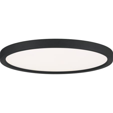 Quoizel Outskirts 15" Wide LED Flush Mount Ceiling Fixture Earth Black