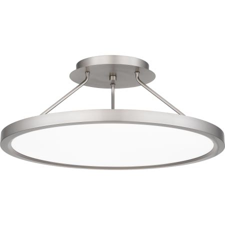 Quoizel 20" Wide LED Semi-Flush Ceiling Fixture Brushed Nickel