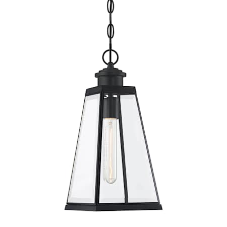 Quoizel Paxton 7" Wide Mini Pendant Matte Black