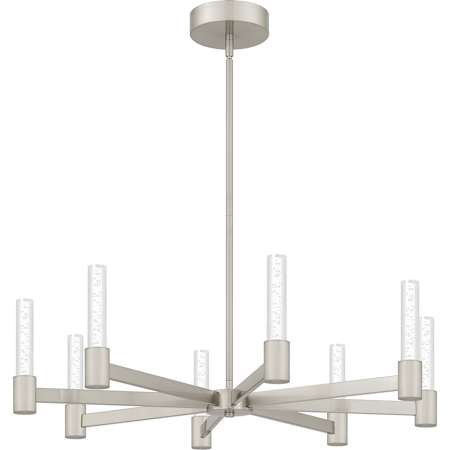 Quoizel Adler 30" Wide LED Chandelier Brushed Nickel