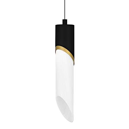 Quoizel Alys 3" Wide LED Mini Pendant with Alabaster Glass Shade Matte Black
