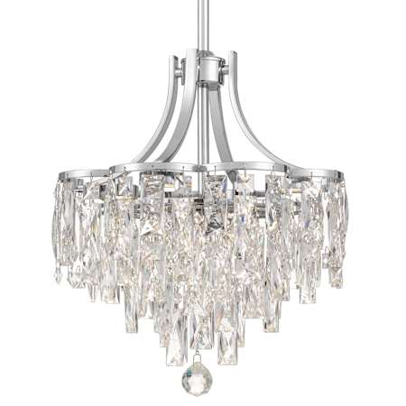 Quoizel Bravado Single Light 16" Wide LED Crystal Pendant Polished Chrome