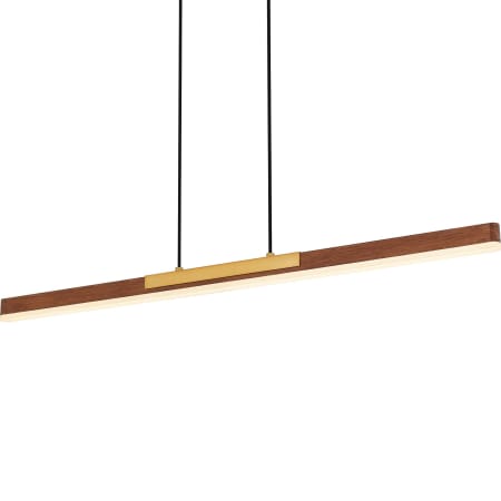 Quoizel Colter 48" Wide Linear Chandelier Brushed Gold