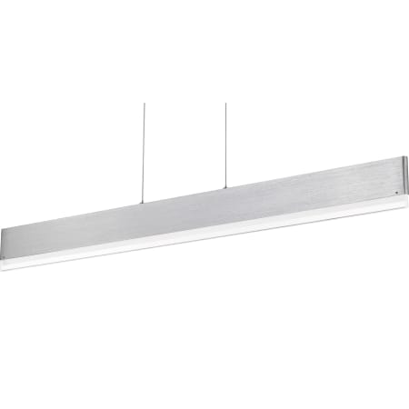 Quoizel Cutlass Single Light 48" Wide LED Linear Chandelier Brushed Aluminum
