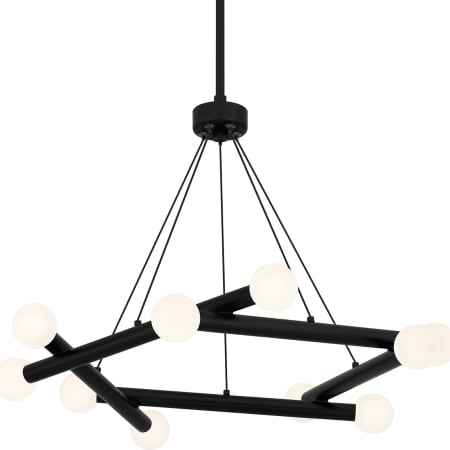 Quoizel Platinum 25" Wide LED Chandelier Matte Black