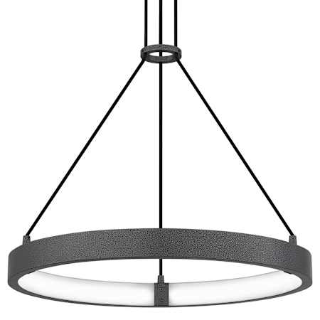 Quoizel Drury 24" Wide LED Ring Chandelier Pewter Cast Iron