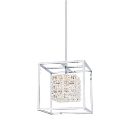 Quoizel Dazzle 12" Wide Crystal Pendant Polished Chrome