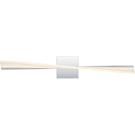 Quoizel Fox 28" Wide LED Bath Bar Polished Chrome