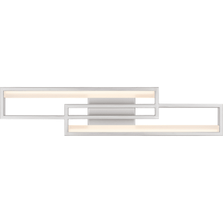 Quoizel Kocha 2 Light 24" Wide LED Bath Bar with Variable CCT Switch Painted Brushed Nickel