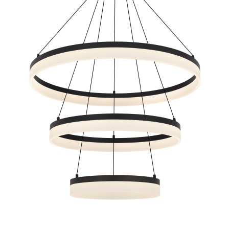 Quoizel Cohen 32" Wide Suspension Multi Light Pendant Oil Rubbed Bronze
