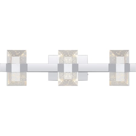 Quoizel Selena 3 Light 24" Wide Vanity Light Polished Chrome
