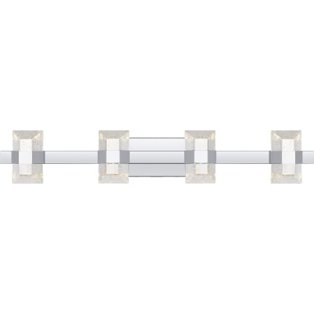Quoizel Selena 4 Light 36" Wide Vanity Light Polished Chrome
