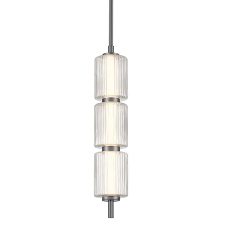 Quoizel Turner 4" Wide LED Mini Pendant with Selectable CCT Black Chrome
