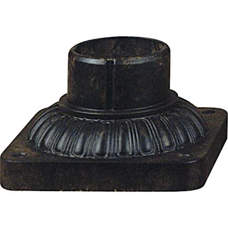 Quoizel 6" Square Pier Mount Base Imperial Bronze