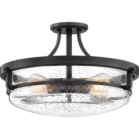 Quoizel Outpost 4 Light 19" Wide Semi-Flush Ceiling Fixture Palladian Bronze