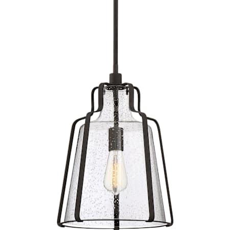 Quoizel Haverford 13" Wide Pendant Rustic Black