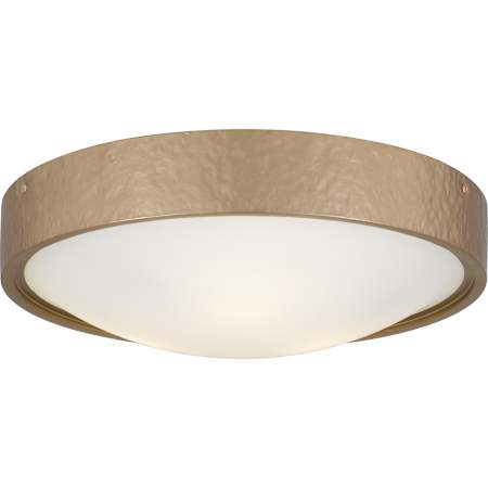 Quoizel Grendelle 3 Light 16" Wide Flush Mount Bowl Ceiling Fixture with Etched Glass Shade Bronze Gold