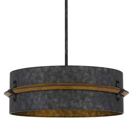 Quoizel Lariat 3 Light 21" Wide Pendant Old Black Finish