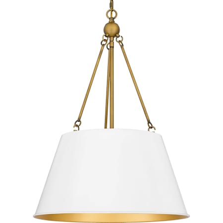 Quoizel 4 Light 19" Wide Suspension Multi Light Pendant White Lustre