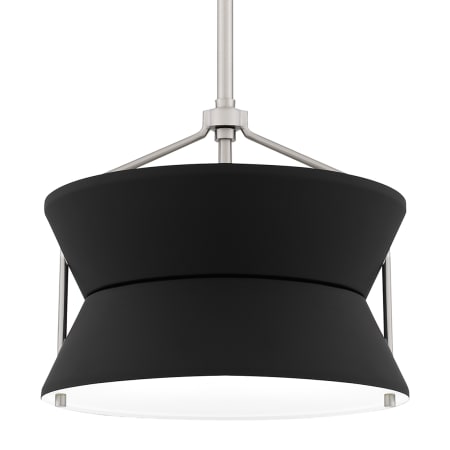 Quoizel Nira 2 Light 13" Wide Pendant Brushed Nickel