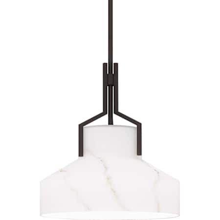 Quoizel Brecken 2 Light 15" Wide Pendant Old Bronze
