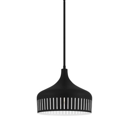 Quoizel Keagan 14" Wide Pendant Matte Black