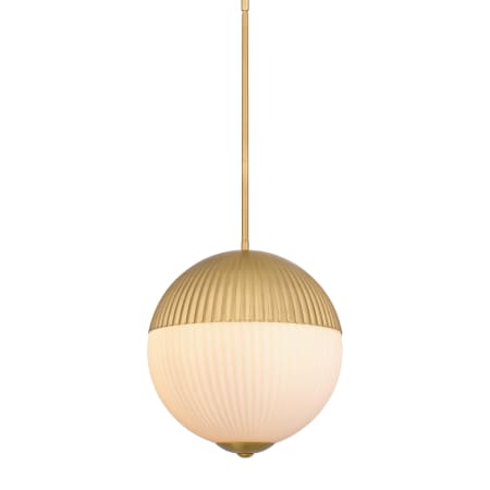 Quoizel Mia 2 Light 14" Wide Pendant Brushed Gold